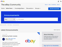 Tablet Screenshot of announcements.ebay.com