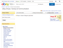 Tablet Screenshot of handy.stores.shop.ebay.de