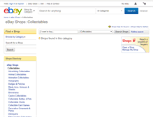 Tablet Screenshot of collectables.stores.shop.ebay.co.uk