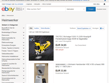Tablet Screenshot of heimwerker.shop.ebay.at