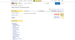 Desktop Screenshot of everythingelse.stores.shop.ebay.com