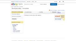 Desktop Screenshot of immobilier.stores.shop.ebay.fr