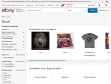 Tablet Screenshot of musik.shop.ebay.de