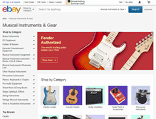 Tablet Screenshot of instruments.shop.ebay.com
