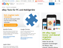 Tablet Screenshot of anywhere.ebay.de