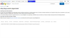 Desktop Screenshot of blogs.ebay.de