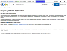Tablet Screenshot of blogs.ebay.de