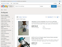 Tablet Screenshot of antiques.shop.ebay.ie