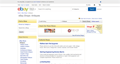Desktop Screenshot of antiques.stores.shop.ebay.co.uk