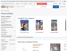 Tablet Screenshot of filme.shop.ebay.de