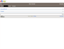 Tablet Screenshot of community.ebay.nl