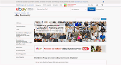 Desktop Screenshot of community.ebay.de