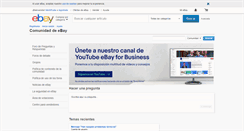 Desktop Screenshot of comunidad.ebay.es