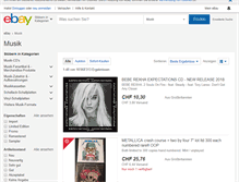 Tablet Screenshot of musik.shop.ebay.ch