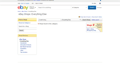 Desktop Screenshot of everythingelse.stores.shop.ebay.ie