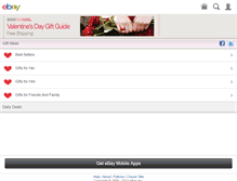 Tablet Screenshot of m.valentines.ebay.com