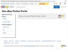 Tablet Screenshot of partner.ebay.de