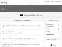 Tablet Screenshot of media.ebay.com.au