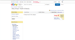 Desktop Screenshot of health-beauty.stores.shop.ebay.co.uk