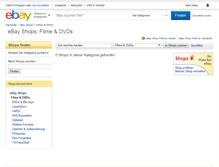 Tablet Screenshot of filme.stores.shop.ebay.at