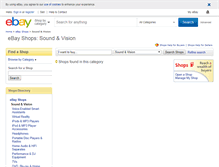 Tablet Screenshot of electronics.stores.shop.ebay.ie