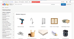 Desktop Screenshot of heimwerker.shop.ebay.de