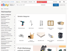 Tablet Screenshot of heimwerker.shop.ebay.de