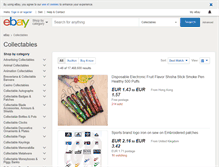 Tablet Screenshot of collectables.shop.ebay.ie