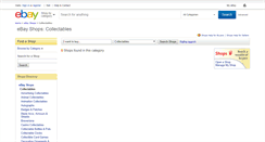 Desktop Screenshot of collectables.stores.shop.ebay.ie