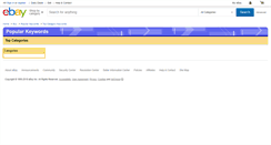 Desktop Screenshot of category-keyword.ebay.com