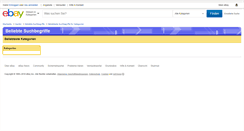 Desktop Screenshot of category-keyword.ebay.at