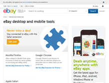 Tablet Screenshot of anywhere.ebay.ie