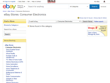 Tablet Screenshot of electronics.stores.shop.ebay.com.sg