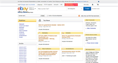 Desktop Screenshot of news.ebay.de